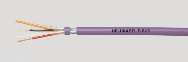Helu 81081 Busleitung 1-wire KNX 2x2x0,8mm Ring lila - 1m
