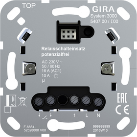 Gira 540700 System 3000 Relaisschalteinsatz...