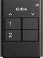 Gira 512200 RF Handsender 2fach KNX Anthrazit