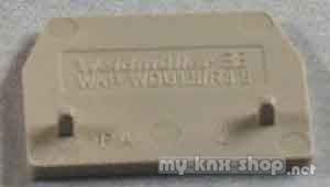 Weidmüller Abschlußplatte WAP WDU1.5/R3.5