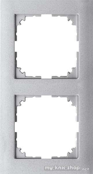 Merten Rahmen 2fach aluminium MEG4020-3660