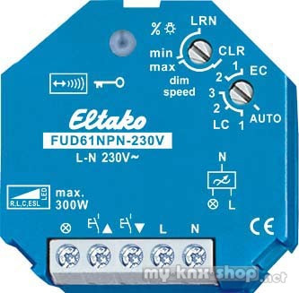 Eltako Funkaktor Universal Dimmschalter FUD61NPN-230V