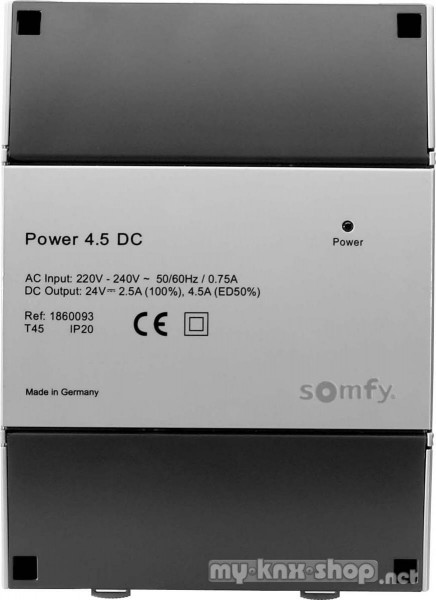 SOMFY Gleichstromversorgung DC 230V-24 VDC 4,5A 1860093