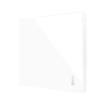 Zennio Flat AmbienT. Temperaturfühler (Standard Design) Weiss glänzend