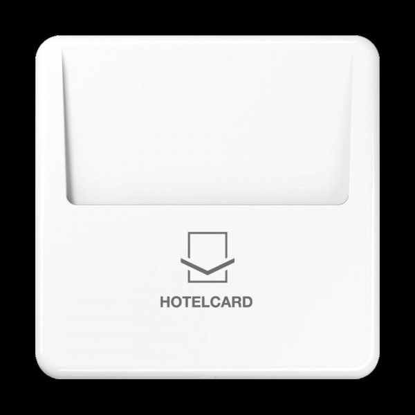 Jung CD590CARDWW Hotelcard-Schalter (ohne Schalter-Einsatz), für Einsätze 533 U und 534 U