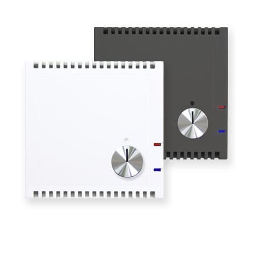 Arcus eds SK30-THC-VOC-R ultra dark grey KNX Sensor, Temperatur/Feuchte, RTR, 1 Buttongroup, Drehreg