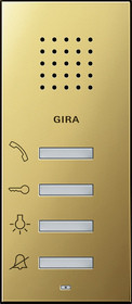 Gira 1250604 Wohnungsstation AP System 55 messing