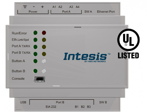 Intensis INKNXLGE016O000 KNX Gateway LG VRF-Systeme auf KNX-Schnittstelle für 16 Einheiten