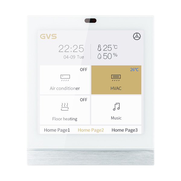 GVS KNX Touchpanel V40s Weiss - CHTF-4.0/9.5.22