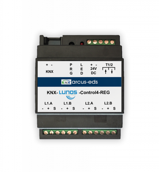 Arcus-eds KNX-Lunos-Control4-REG Ansteuerung der dezentralen Lüftungsgeräte der Firma Lunos, REG, IP