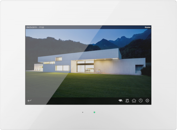 Iddero 10,1 Zoll KNX Touchscreen mit Webserver HC3L glass white