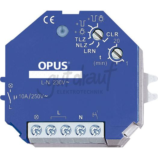 Opus gN-Aktor-UP, 230V, Treppen- licht-Nachlauf