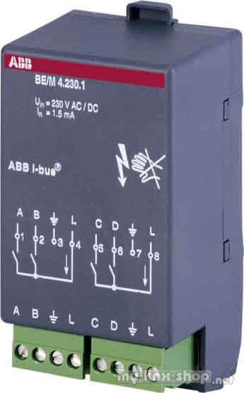 ABB BE/M 4.230.1 KNX Binäreingangsmodul 230V