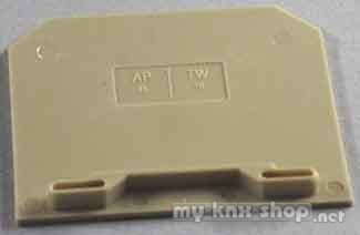 Weidmüller Abschlußplatte AP SAK35/TW SAK16