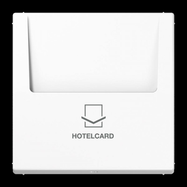 Jung LS590CARDWW Hotelcard-Schalter (ohne Schalter-Einsatz), für Einsätze 533 U und 534 U