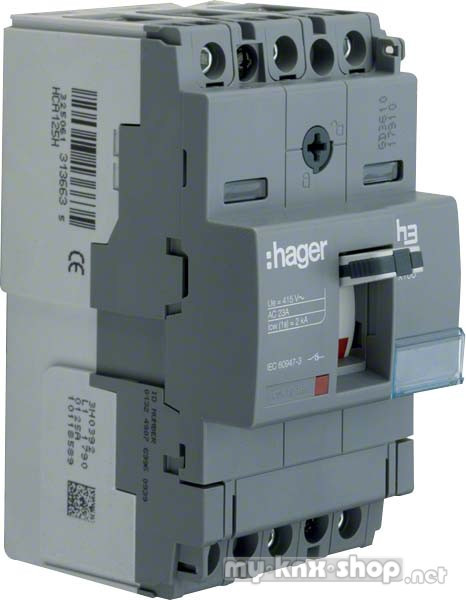 Hager Lasttrennschalter X160 3P 125A HCA125H