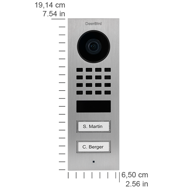 DoorBird IP Video Türstation D1102V Aufputz,...