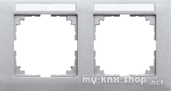Merten Rahmen 2-fach aluminium MEG4021-3660