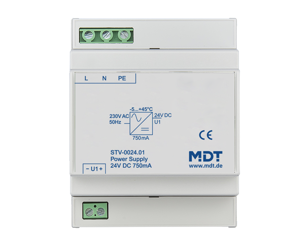 MDT STV-0024.01 Spannungsversorgung, 4TE, REG,...