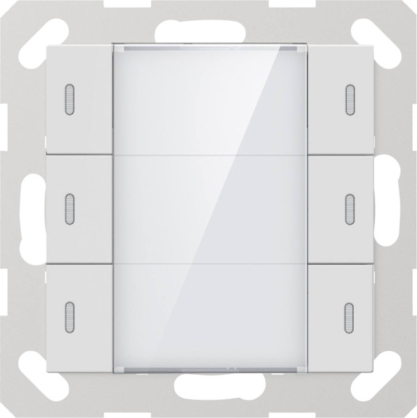 GVS KNX Multifunktions-Tastsensor ADVANCE+, 3-fach Weiss glänzend inkl. Temperatursensor - ADV-06/02