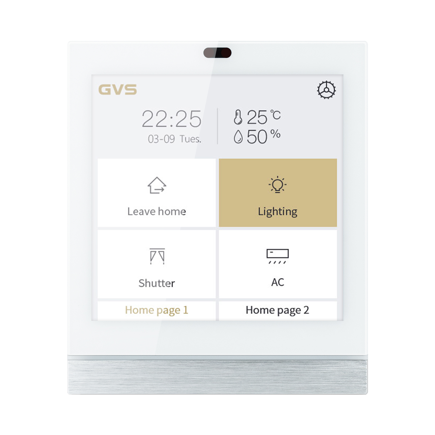 GVS KNX Touchpanel V40 Weiss – CHTF-4.0/15.3.22