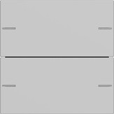 Gira Wippenset 2-fach für Tastsensor 4 System 55 Grau matt 5752015