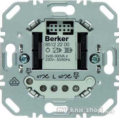 Berker 85122200 Universal-Schalteinsatz 2fach...