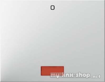 Berker 14177109 Wippe mit roter Linse und Aufdruck "0" K.1 polarweiß, glänzend
