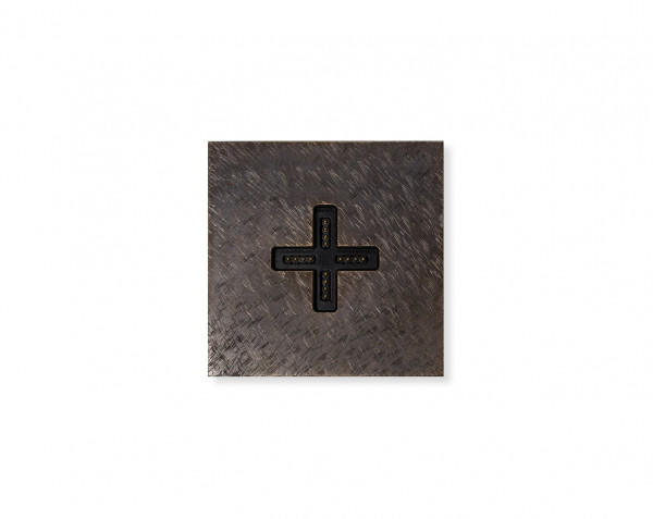 Basalte Eve Plus - wall base cover - fer forgé bronze 0131-18