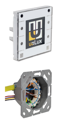 u::Lux 10210 Switch LSA/IDC Universelles Anzeige- und Bediengerät (erfordert Sternverkabelung) weiß