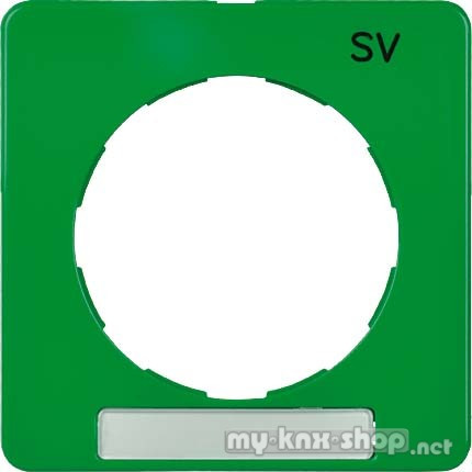 ELSO Zentralplatte SV SF,f.Steckdose,grün 223117