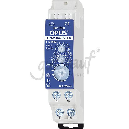 Opus gN-2.0-Aktor-REG,Treppen- licht-Nachlaufschalter GN-2.0A-R-TLN