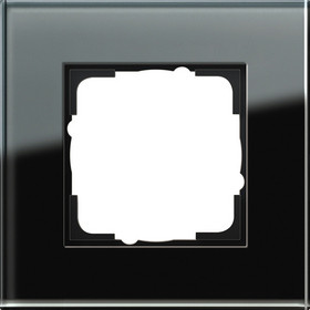 Gira 021105 Rahmen 1f Glas schwarz Esprit