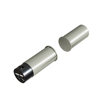 Zennio Magnetkontakt für den bündigen Einbau in Türen oder Fenster aus Aluminium oder Holz - grau
