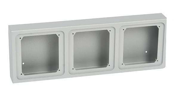 GePro 3-fach Gehäuse Aluminium für TAB8-Serie