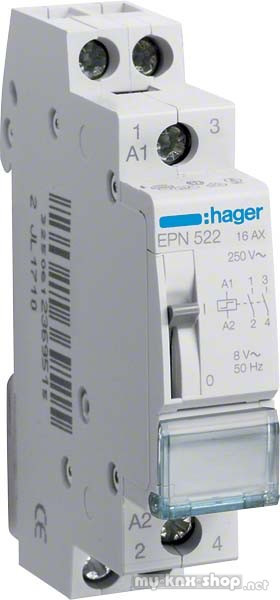Hager Fernschalter 2S, 8V,16A EPN522