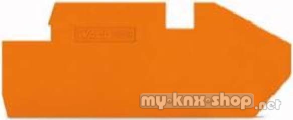WAGO Abschlussplatte orange 2016-7792