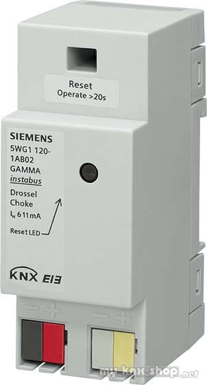 Siemens Drossel EIB, N120/02,640mA 5WG1120-1AB02