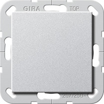 Gira 283626 Wippschalter Aus 20A System 55 Farbe Alu