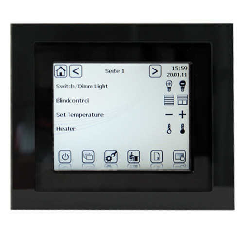 B.E.G. Luxomat 90127 Rahmen für KNX Control Touch-Panel in schwarz
