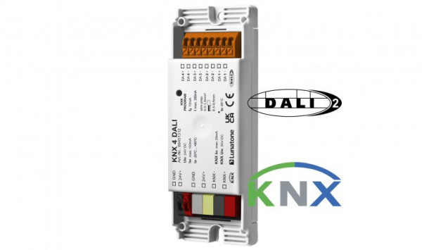 Lunatone 89451312 KNX 4 DALI Gateway - Schnittstelle KNX -> Dali