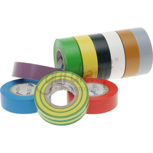 VDE-PVC-Isolierband, farbig Stärke=0,15mm, Breite=15mm,