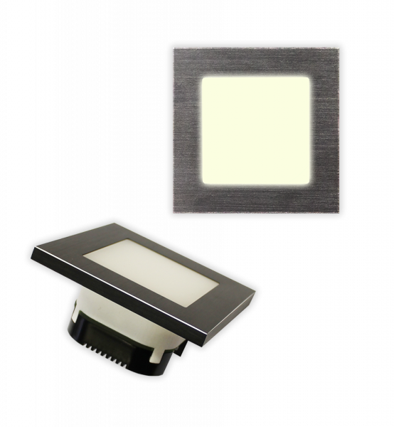 Arcus eds KNX-LED2S-AQB KNX Leuchte, dual white, Farbtemp.einstellbar, dimmbar, 2bin. Kontakte, Alu.