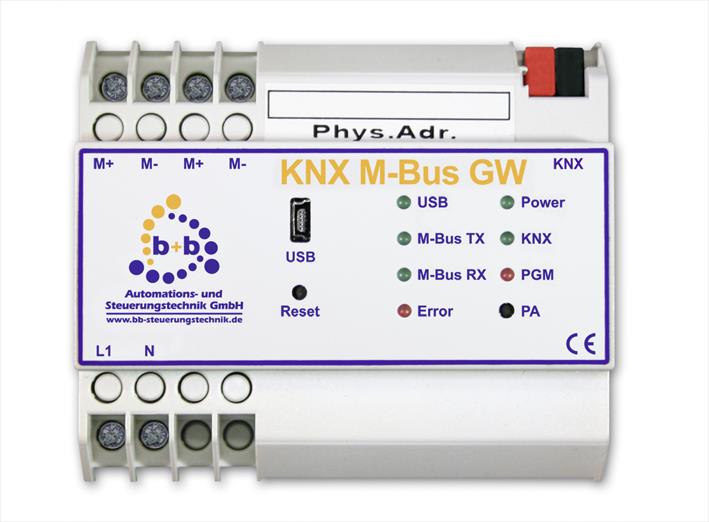 b+b E001-H009002 KNX M-Bus Gateway