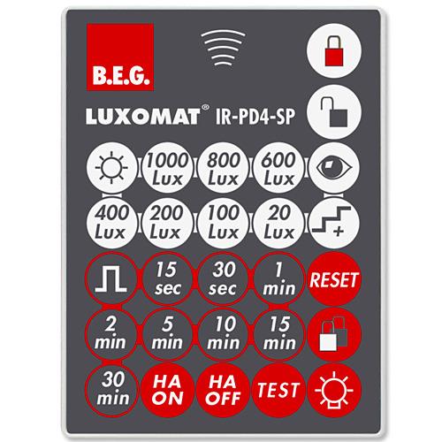 B.E.G. Luxomat 92040 IR-PD4-SP Fernbedienung
