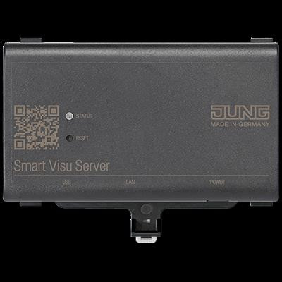 Jung Smart-Visu-Server mit Halter und Steckernetzteil