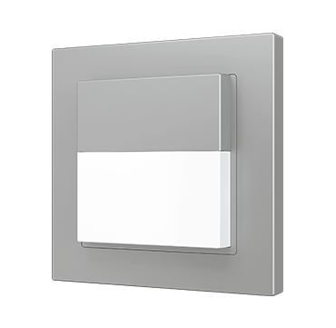 Zennio Presentia W0 v2. KNX-Bewegungsmelder für die Bewegungserfassung in Korridoren - Silber
