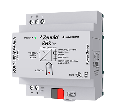 Zennio ZPSU640 KNX Universal Spannungsversorgung 640 mA 230V