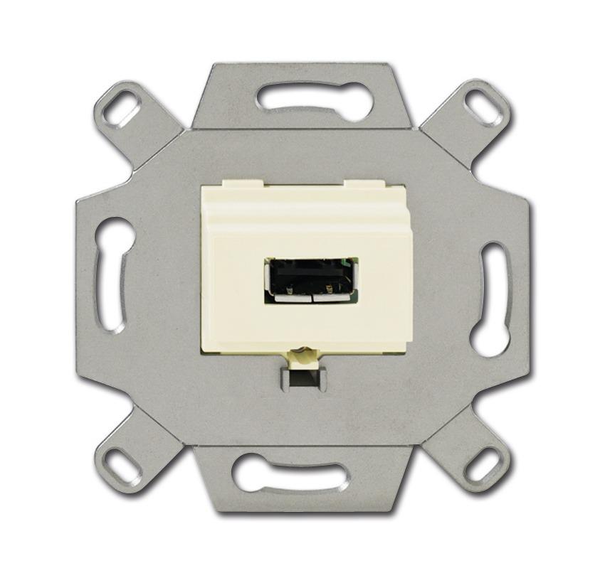 Busch-Jaeger USB-Anschlussdose weiß 0261/11