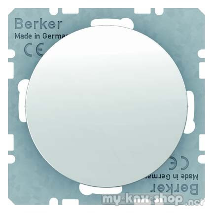 Berker 10092089 Blindverschluss mit Zentralstück R.1/R.3 polarweiß, glänzend